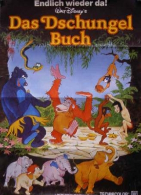 Filmplakat Walt Disney: DAS DSCHUNGELBUCH