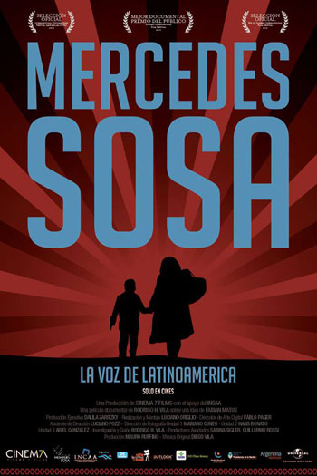 Filmplakat MERCEDES SOSA - die Stimme Lateinamerikas - la voz de Latinoamrica - span. OmU