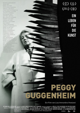 Filmplakat PEGGY GUGGENHEIM: Ein Leben fr die Kunst
