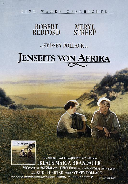 Filmplakat Jenseits von Afrika