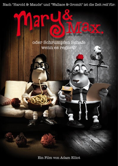 Filmplakat MARY & MAX - oder schrumpfen Schafe wenn es regnet?