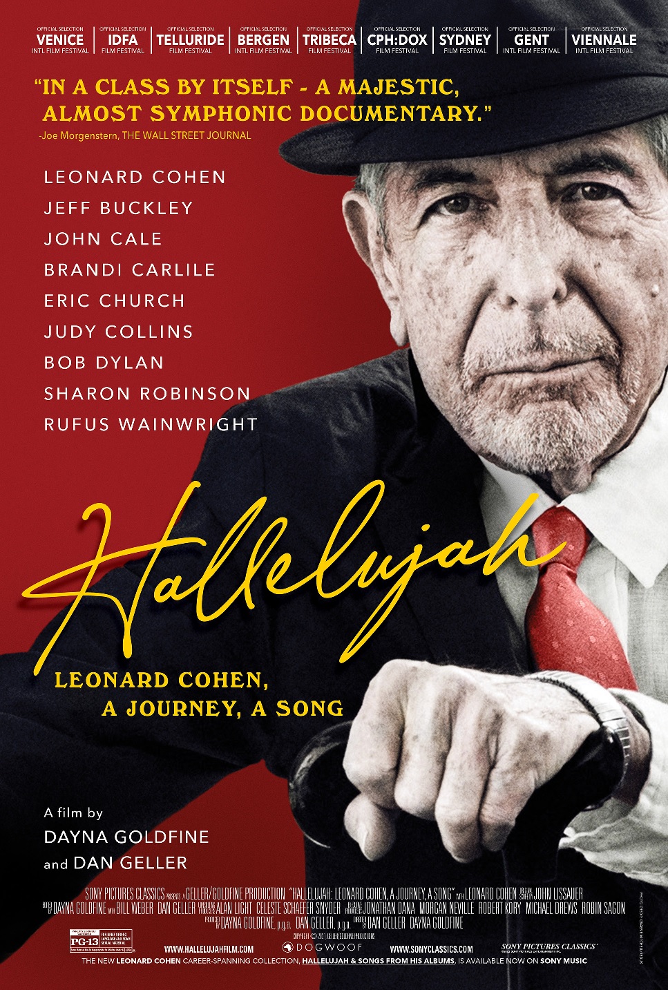 Filmplakat Hallelujah: LEONARD COHEN, A JOURNEY, A SONG