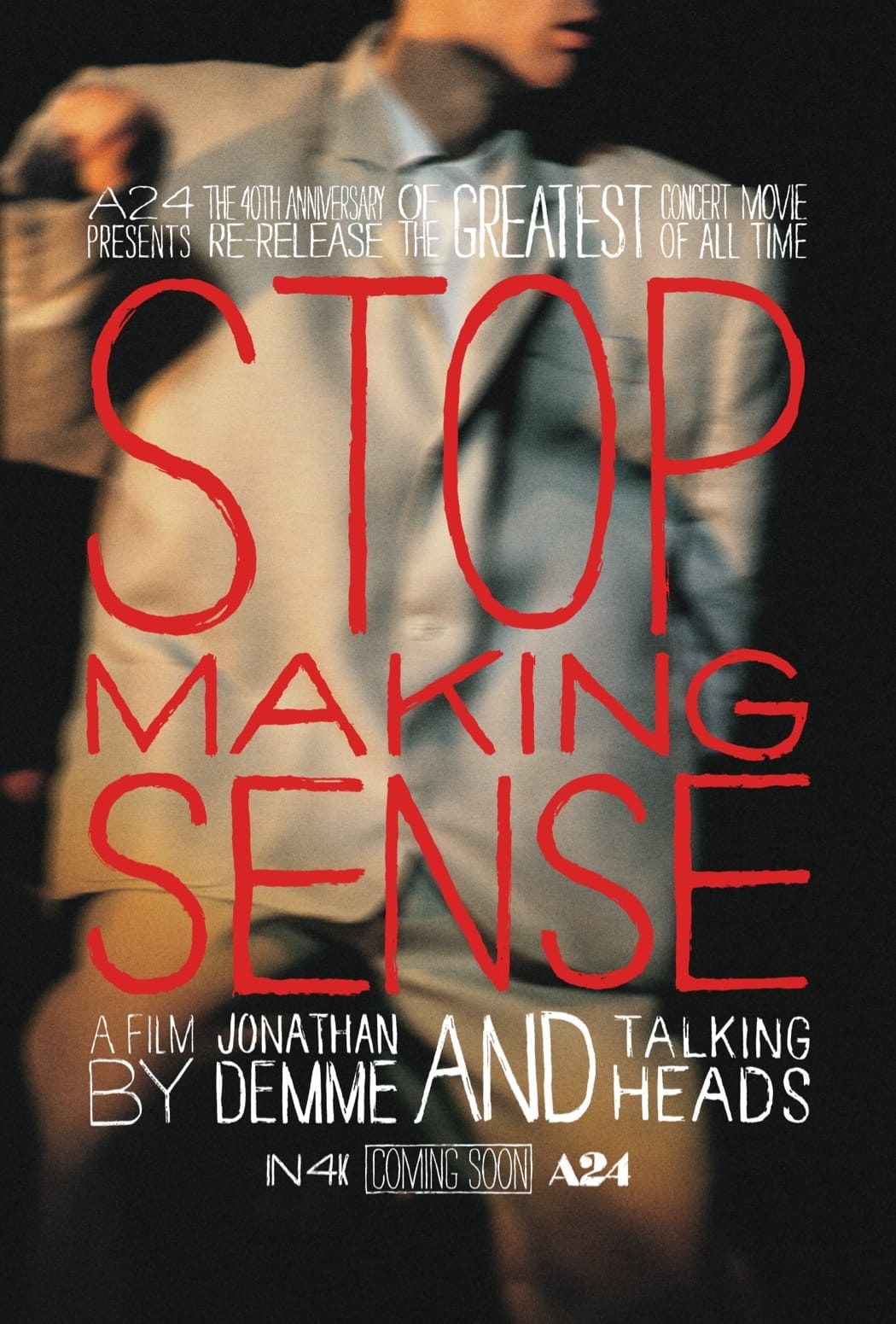 Filmplakat STOP MAKING SENSE - TALKING HEADS 