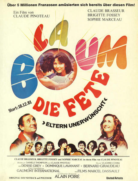 Filmplakat LA BOUM - Doppel