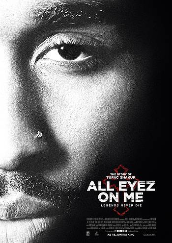 Filmplakat ALL EYEZ ON ME - Tupac Shakur 