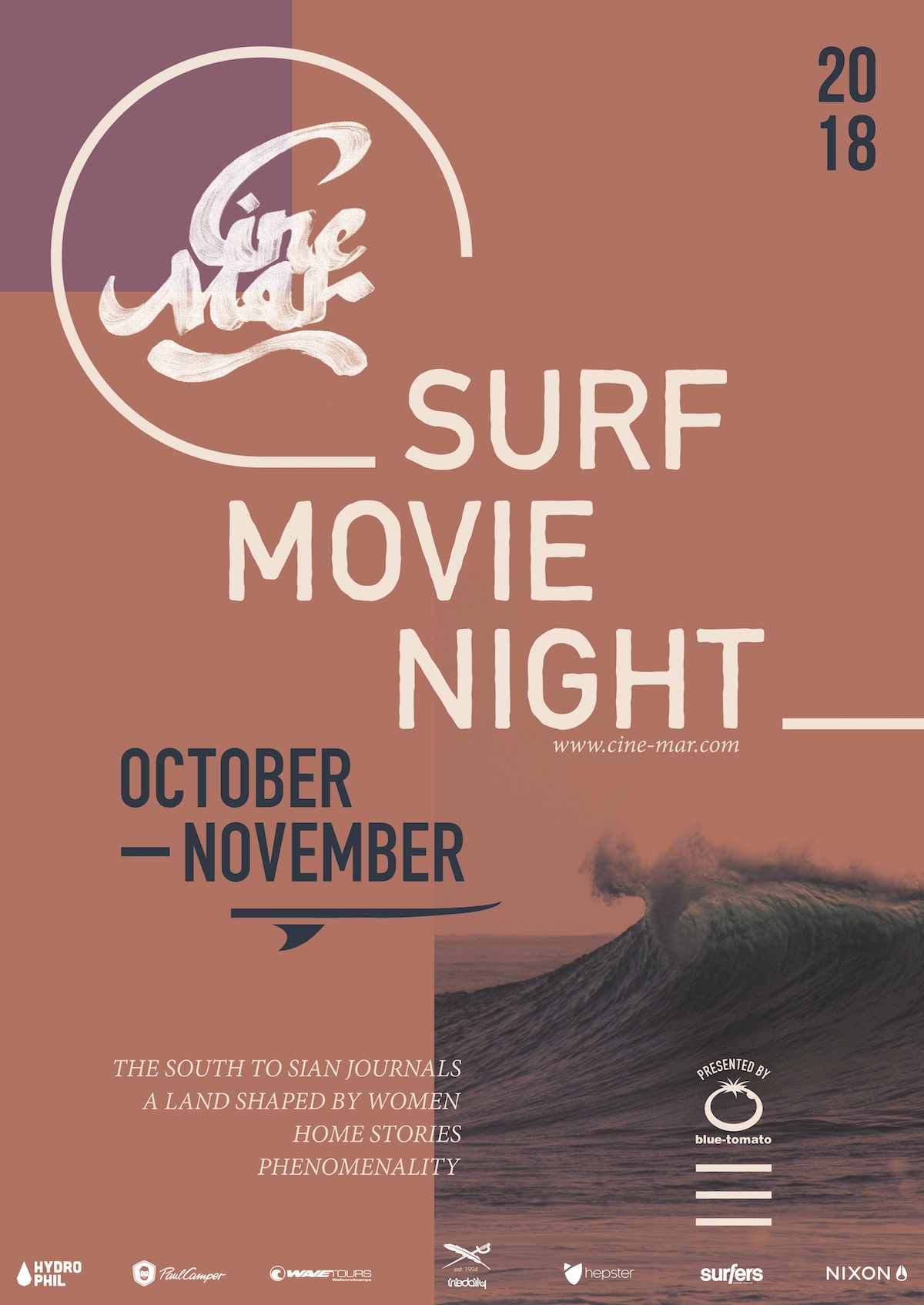 Filmplakat Surf-Film-Tour: Cine Mar 02/18