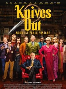 Filmplakat KNIVES OUT - Mord ist Familiensache