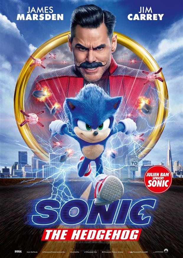 Filmplakat SONIC-THE HEDGEHOG