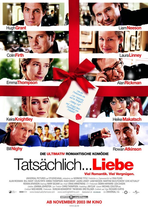 Filmplakat TATSCHLICH LIEBE