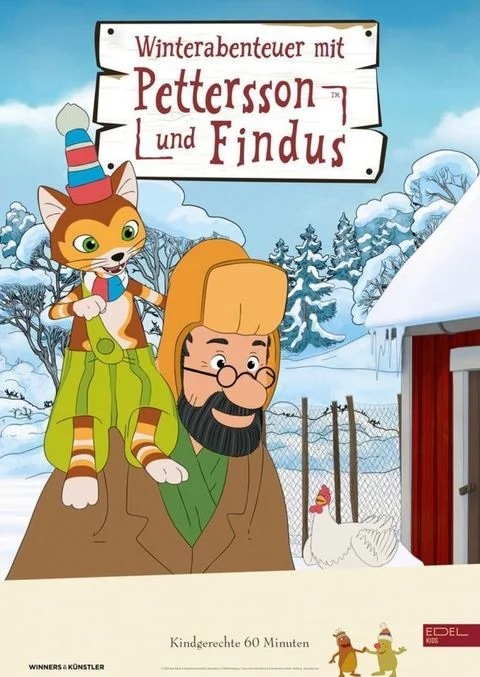 Filmplakat Winterabenteuer mit Pettersson und Findus