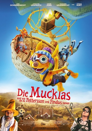 Filmplakat Die Mucklas und wie sie zu Pettersson und Findus kamen